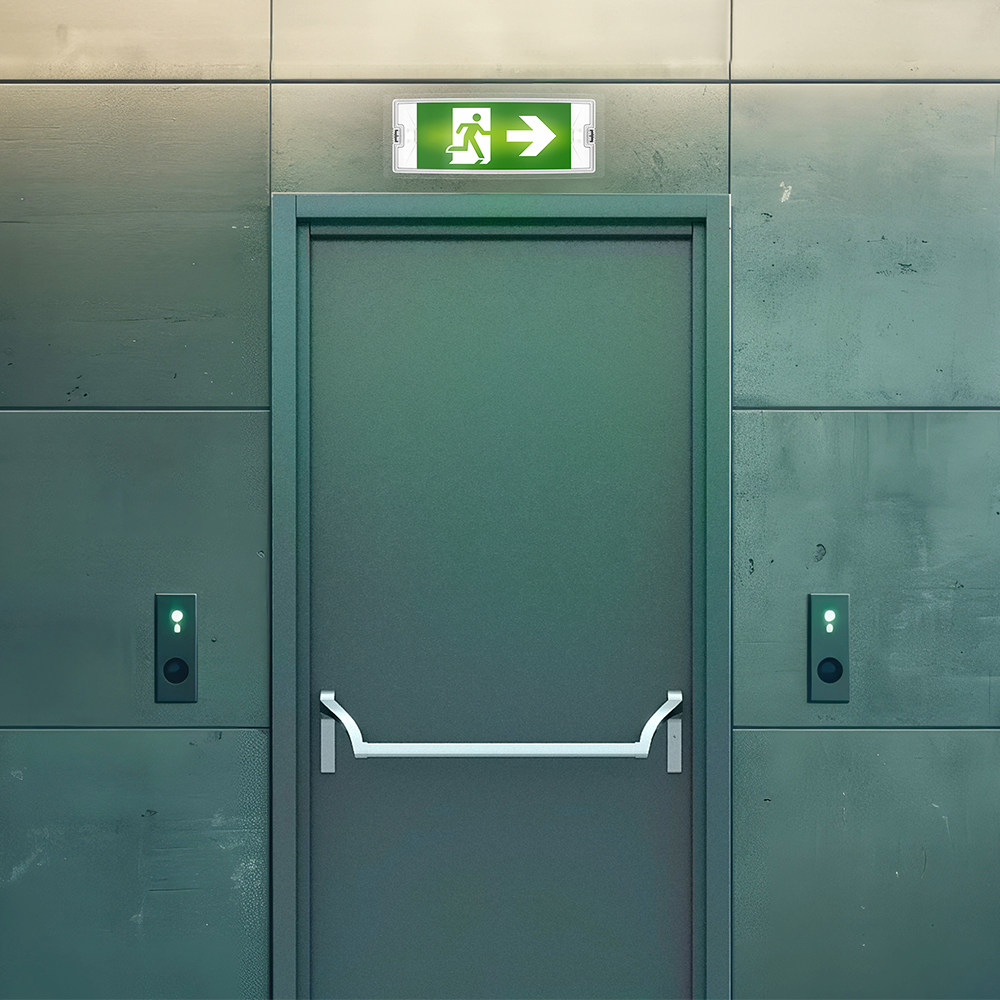 Braytron LED Notleuchte Rettungszeichenleuchte Fluchtwegleuchte Notlicht Notausgangsleuchte mit Akku – Ansicht 2