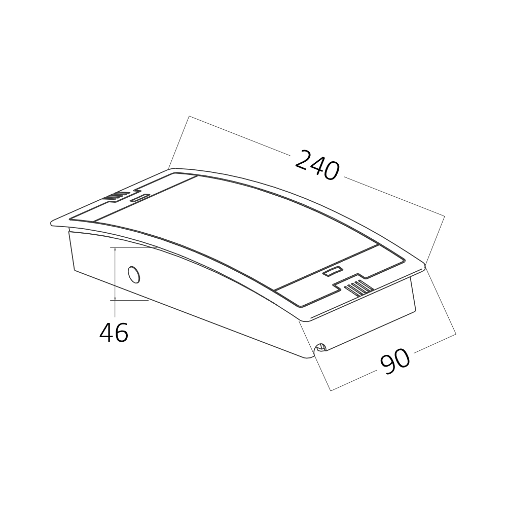 Braytron LED Notleuchte Rettungszeichenleuchte Fluchtwegleuchte Notlicht Notausgangsleuchte mit Akku – Ansicht 9