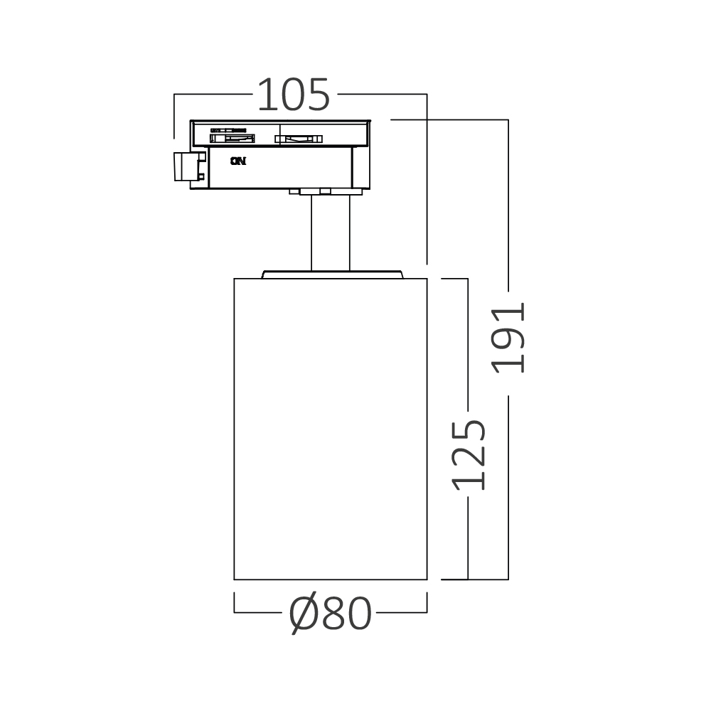 Braytron LED Schienenstrahler 30W 3CCT Weiß kaufen | 1-Phasen – Ansicht 16