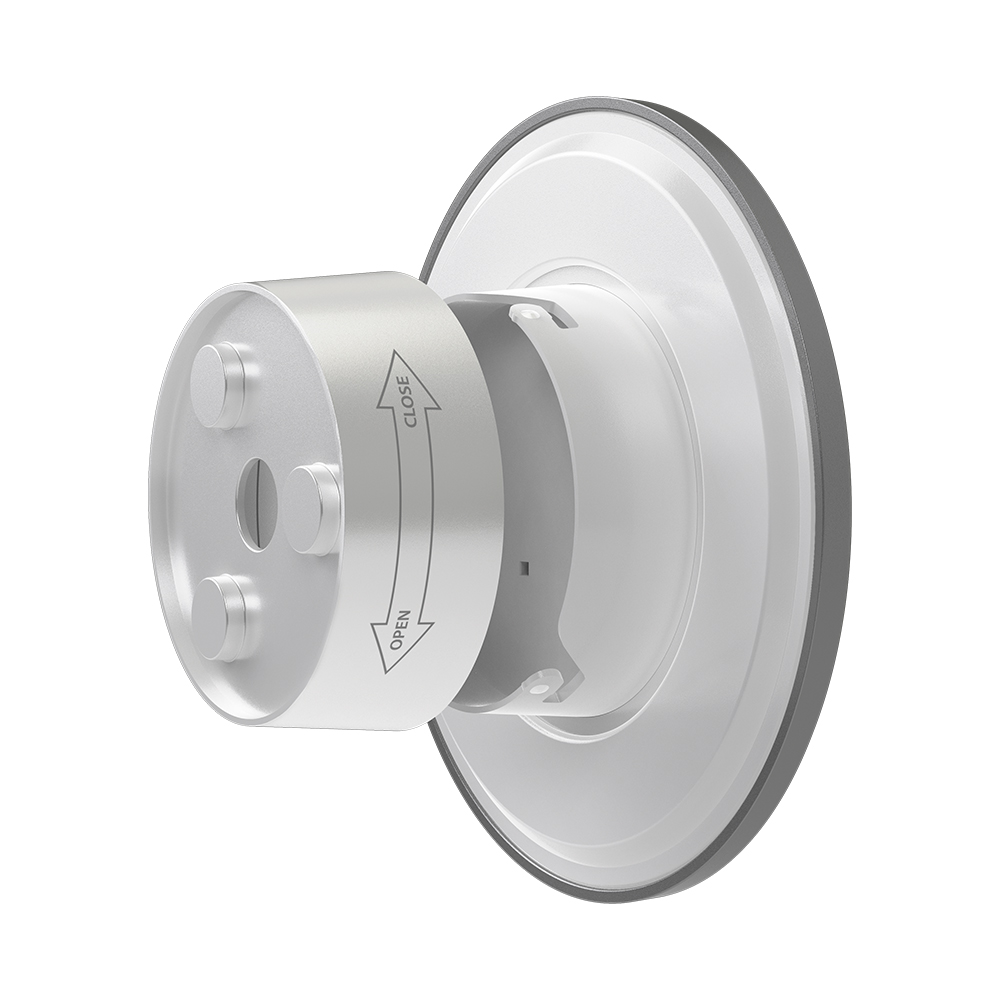 LED Designer Wandleuchte Rund Grau IP65 – 12W Außenwandleuchte 3CCT – Ansicht 12