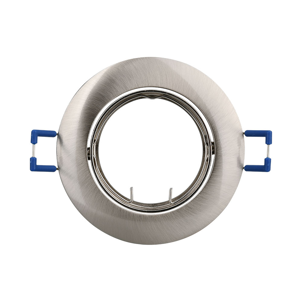 3er Set Einbaustrahler GU10 Nickel – Ø68 mm schwenkbar – inkl. Fassung IP20 – Ansicht 5