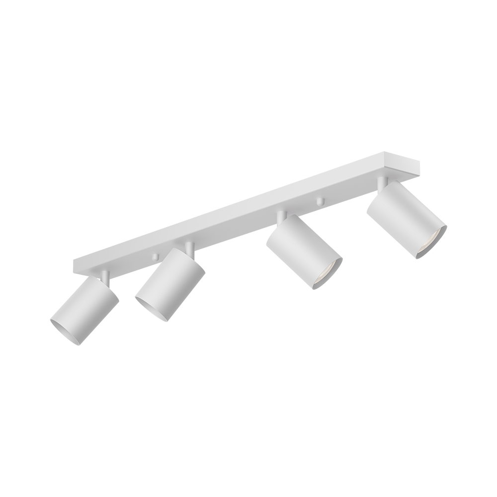Braytron LED Deckenstrahler 4-flammig GU10 640mm Schwenkbar Weiß – Ansicht 12