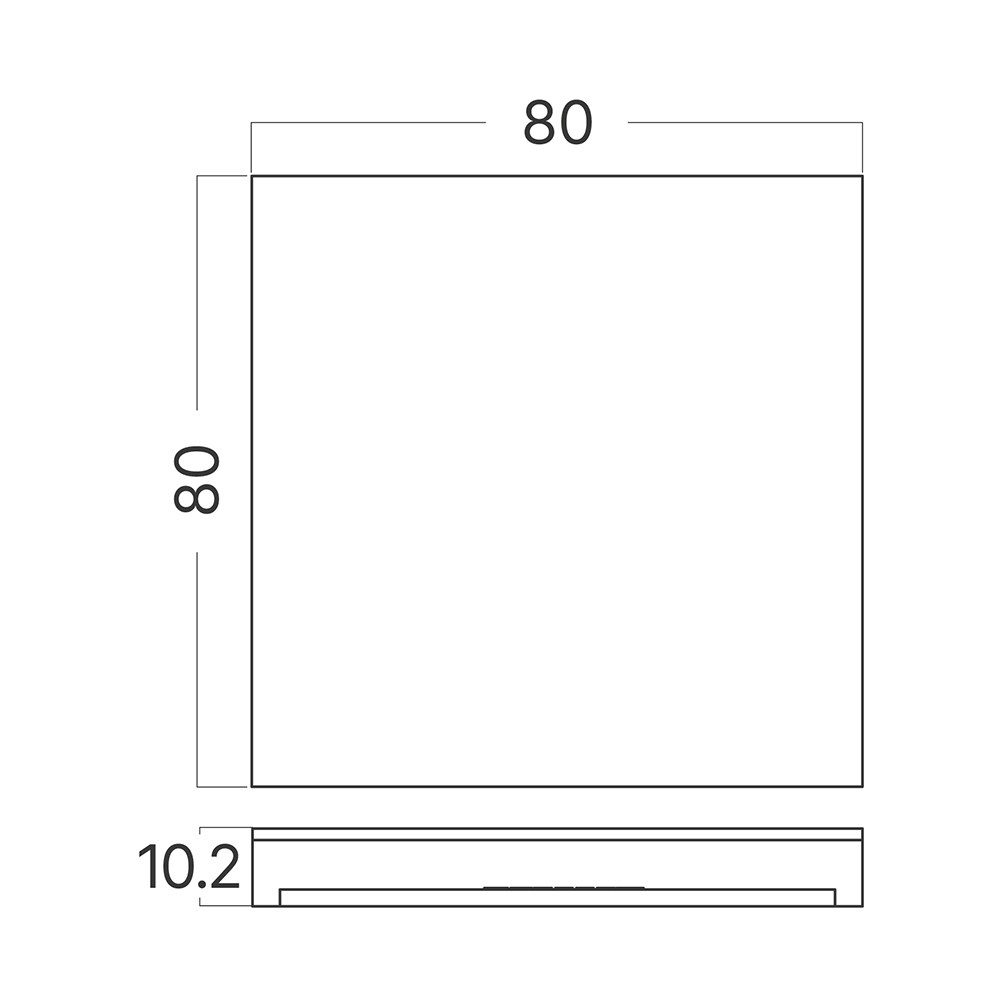 Braytron LED Treppenbeleuchtung 230V Unterputz Wandeinbauleuchte 2W 200lm 3IN1 Farbwahl 3000K 4000K – Ansicht 5