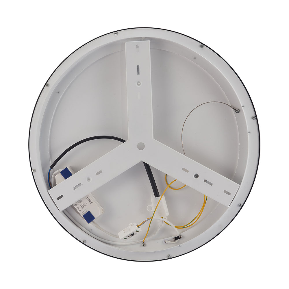 Braytron LED Wandleuchte Innen Rund 36 w 3CCT wählbar 3200 lm IP20 Schwarz – Ansicht 5