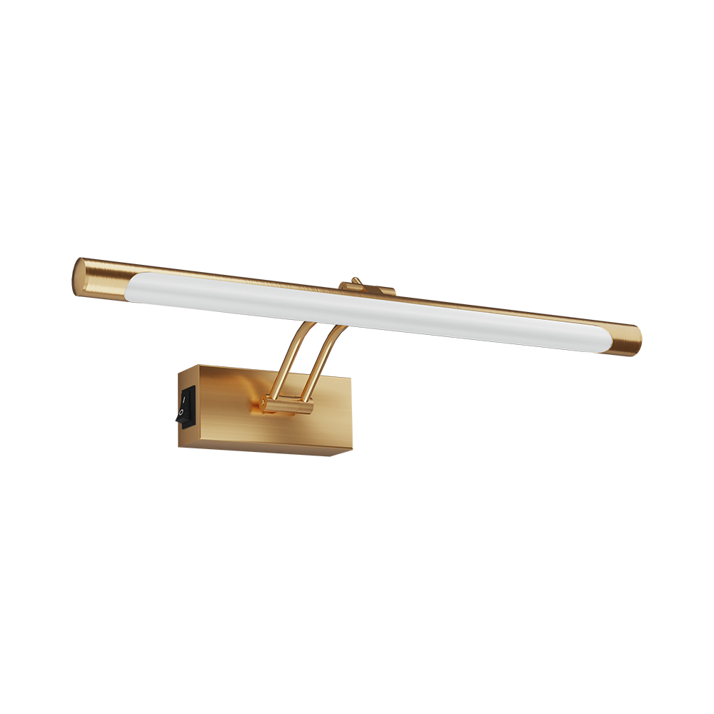 LED Spiegelleuchte Gold 8W 40cm – Bilderleuchte 700lm – Ansicht 10