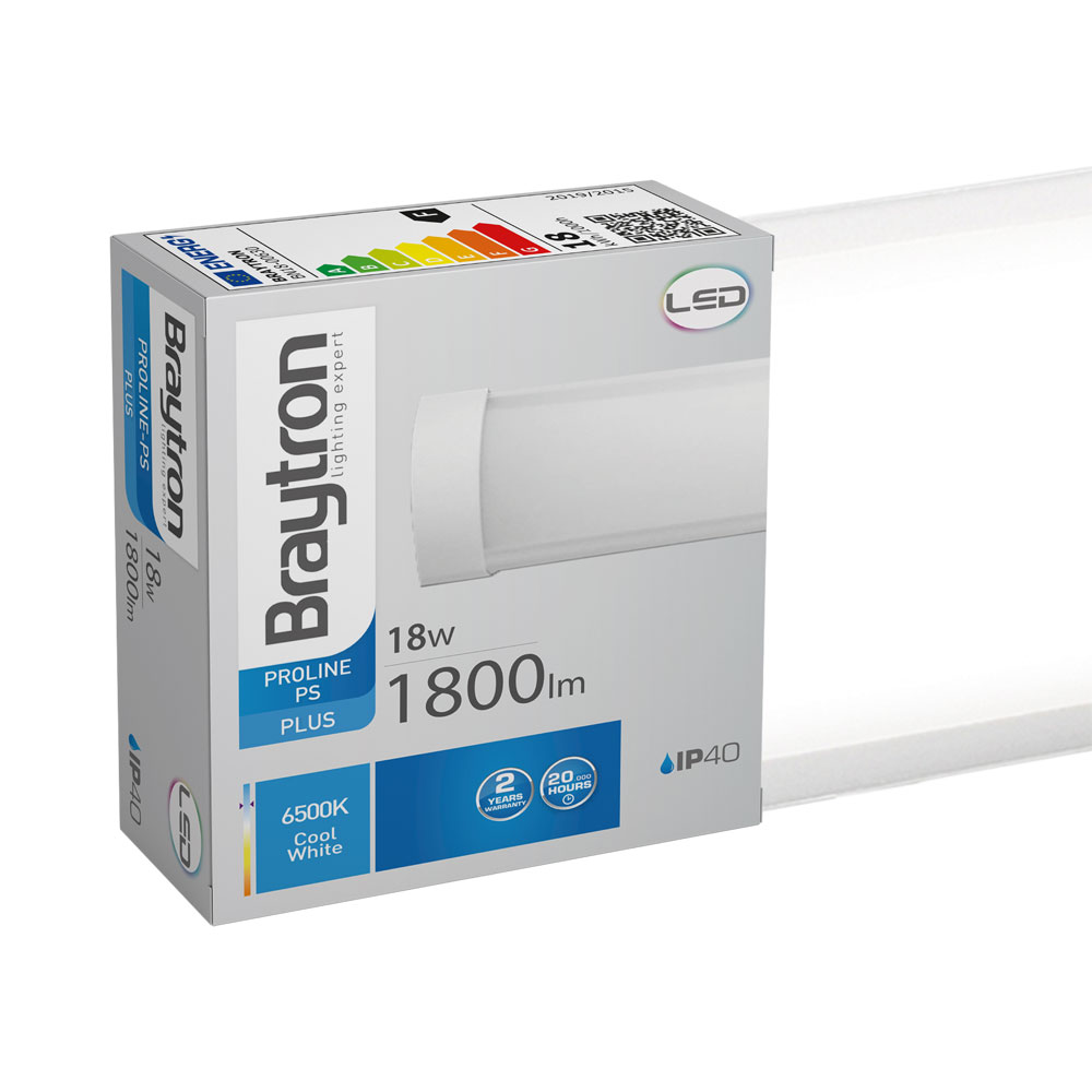 Braytron LED Wandleuchte 18W 60cm Tageslicht Keller & Werkstatt – Ansicht 6