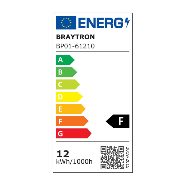 Braytron 12W LED Panel Einbaustrahler Deckenspot Ultra Flach Einbauleuchte Einbauspot 230V IP40 4000K Neutral – Ansicht 9