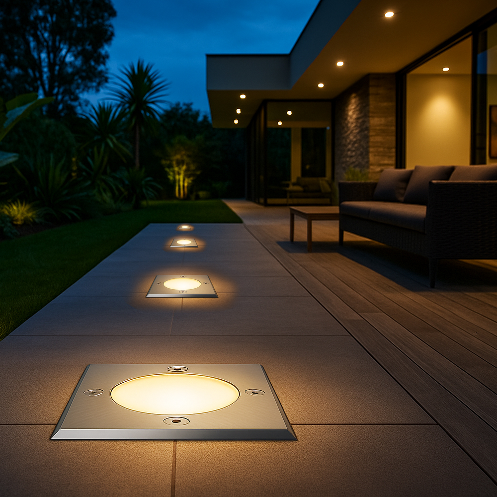 Braytron LED Außenstrahler Max.1×35 w IP67 Nickel – Ansicht 2