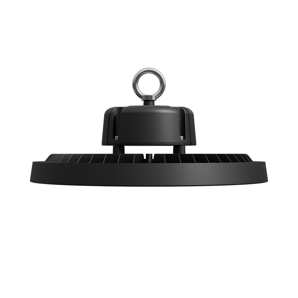 Braytron LED Hallenstrahler Highbay UFO 100W–200W – 13000–34000lm – IP65 wasserdicht – 3CCT Farbwahl – Ansicht 3