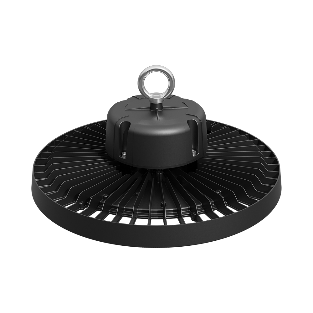 Braytron LED Hallenstrahler Highbay UFO 100W–200W – 13000–34000lm – IP65 wasserdicht – 3CCT Farbwahl – Ansicht 4