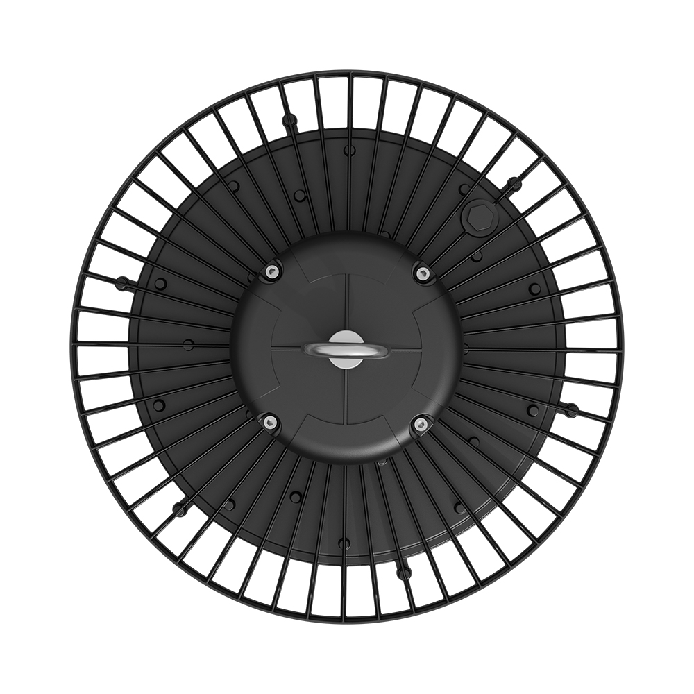 Braytron LED Hallenstrahler Highbay UFO 100W–200W – 13000–34000lm – IP65 wasserdicht – 3CCT Farbwahl – Ansicht 5