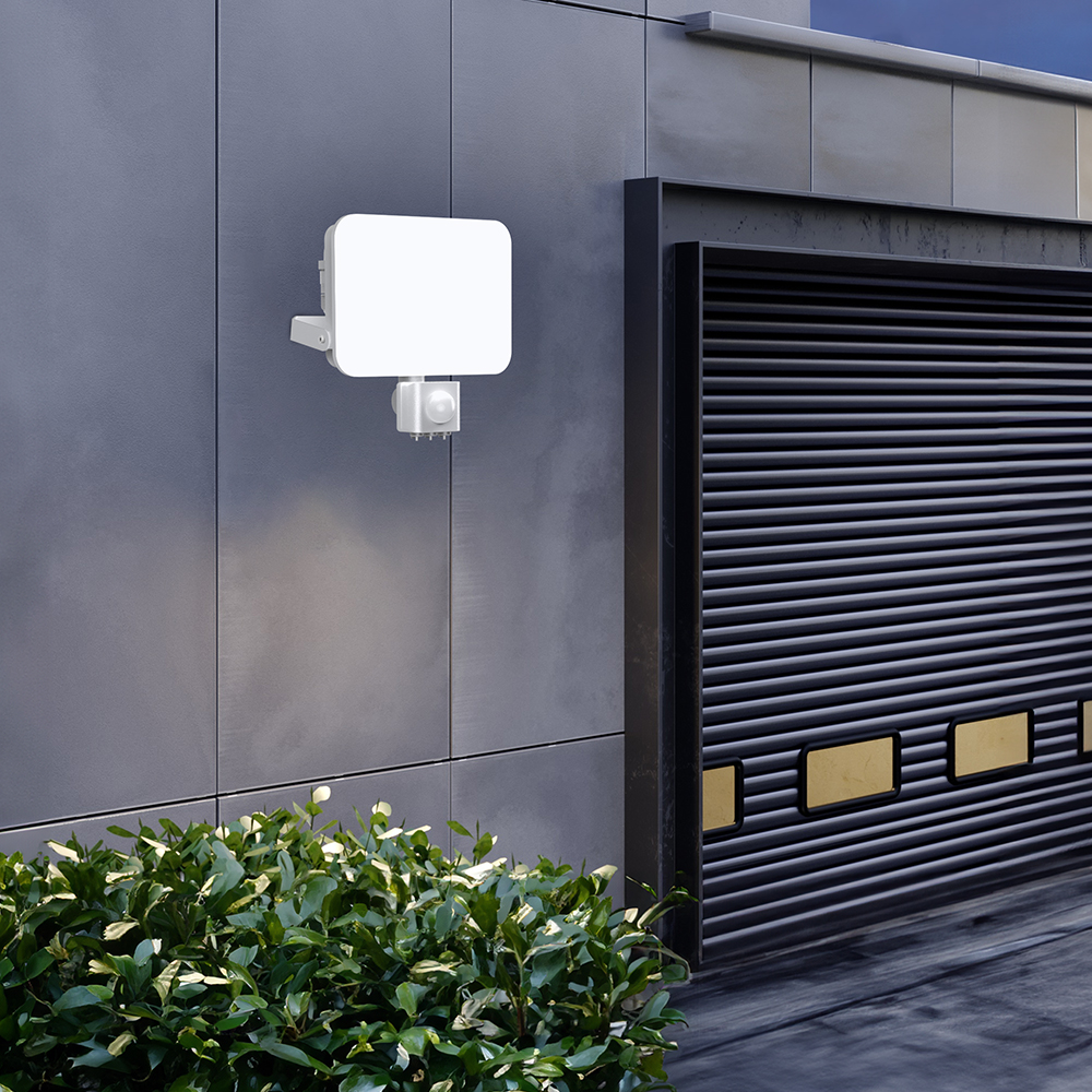 Braytron LED Außenstrahler 30W mit Bewegungsmelder IP65 2850lm 3CCT Fluter – Ansicht 2