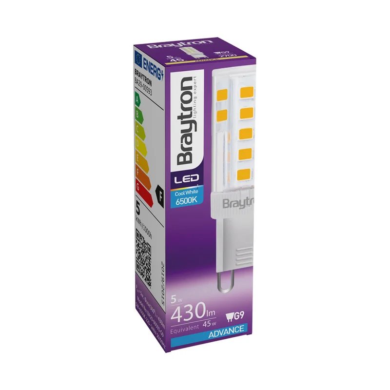 G9 LED Lampe 5W – 430lm, 6500K Kaltweiß, 240° Abstrahlwinkel kaufen – BA29-00593 | lumdo.de