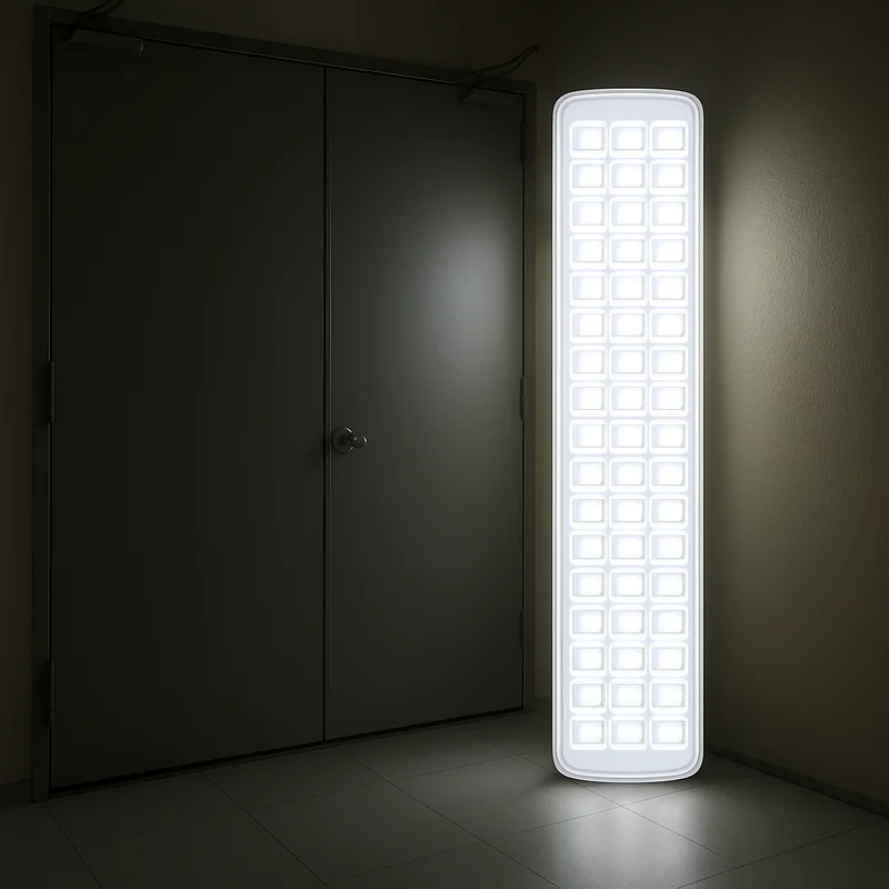 LED Notbeleuchtung wiederaufladbar 4W – 6500K, bis 8 Std., mit Tester kaufen – BC01-00330 | lumdo.de