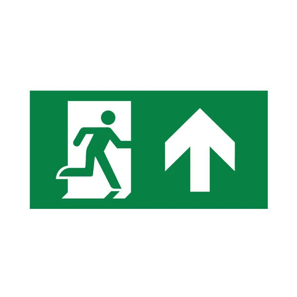 Einlegeschild 260×128 mm – PVC Schild für Notausgang & Fluchtweg kaufen – BC14-01310 | lumdo.de