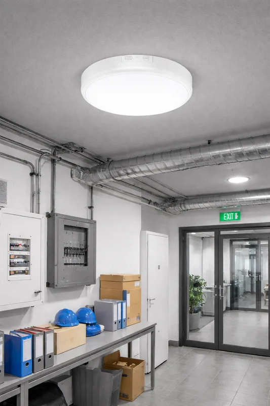 LED Deckenleuchte mit Notlicht & Bewegungsmelder 5CCT | PurpleLights kaufen – BC15-00580 | lumdo.de