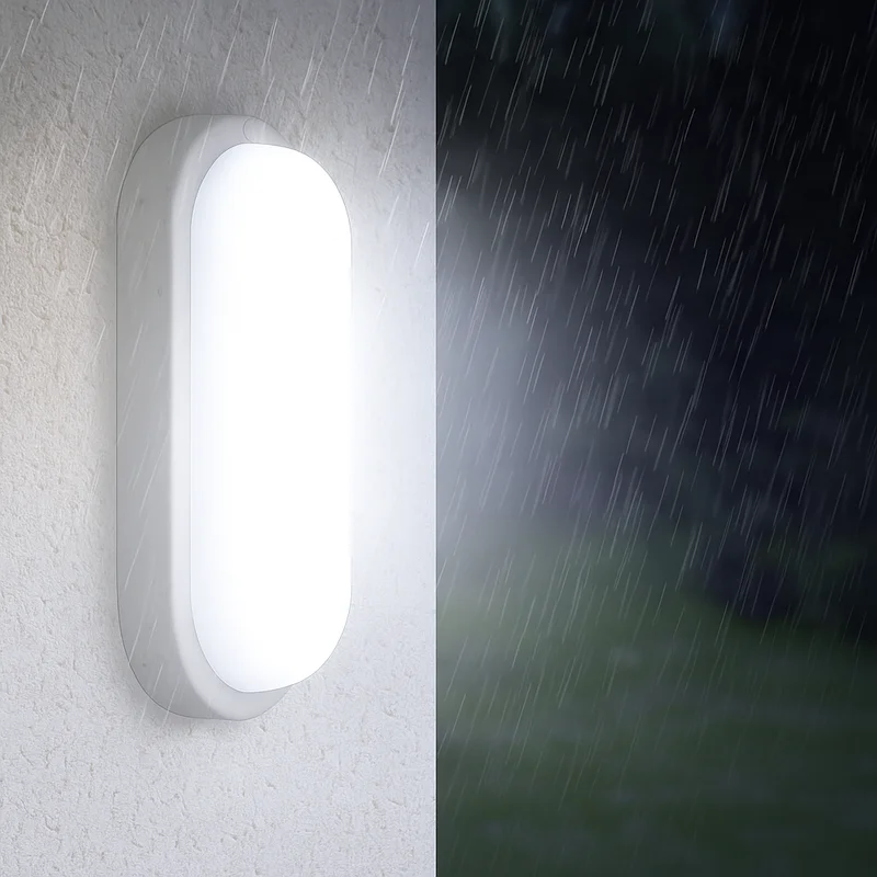 LED Feuchtraumleuchte 8W 700 lm IP54 kaltweiß 3000K für Innen & Außen