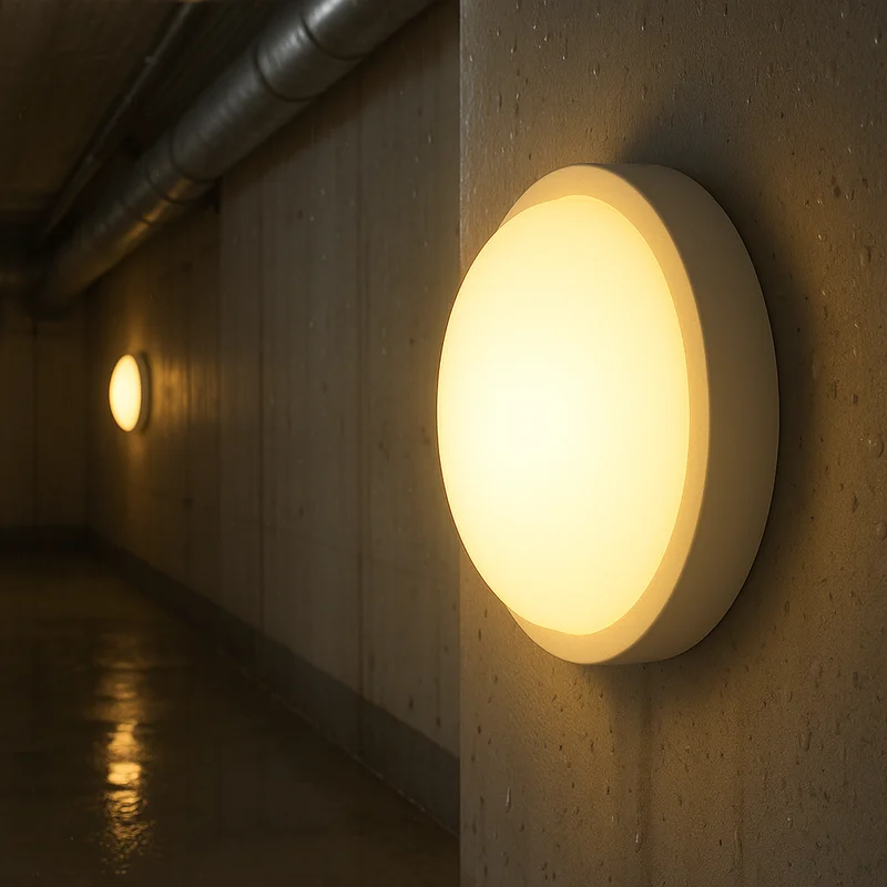 LED Feuchtraumleuchte 12W 1140lm IP54 warmweiß für Innen & Außen kaufen – BC17-01100 | lumdo.de