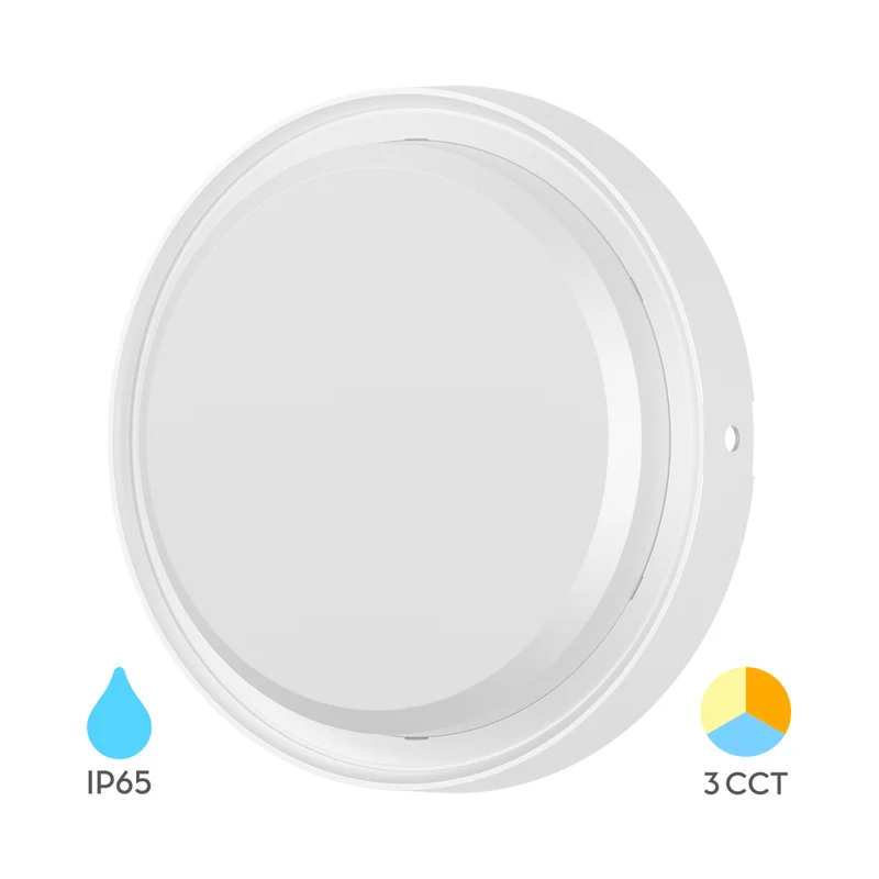 Braytron moderne 12W LED Wandleuchte weiß– IP65, 3in1 Lichtfarben kaufen – BC18-00680 | lumdo.de