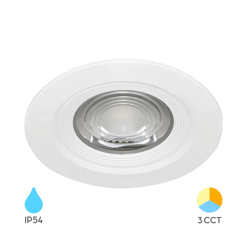Braytron LED Einbaustrahler 7W Weiß IP54 – 3in1 CCT 3000K–6500K kaufen – BD01-00780 | lumdo.de