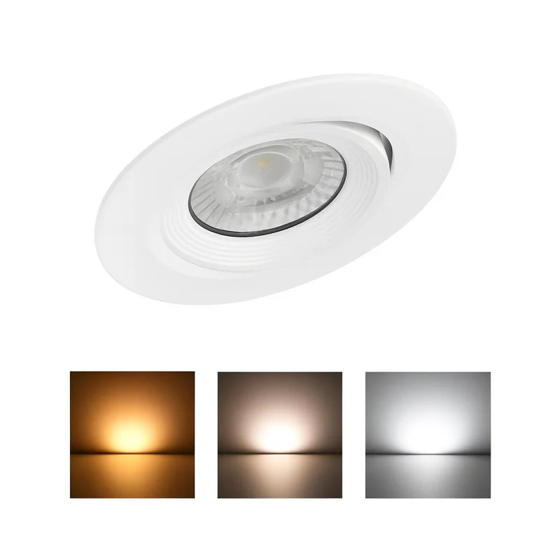 Braytron LED Einbaustrahler 10 W Weiß – Schwenkbar, 3CCT, 950 lm kaufen – BD02-01080 | lumdo.de