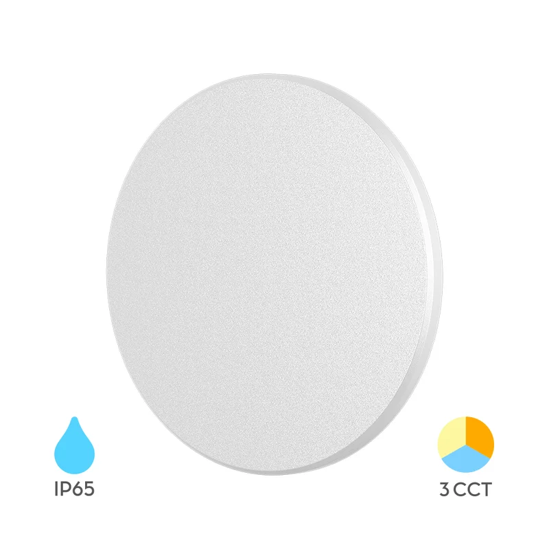 LED Außenwandleuchte 10W 3CCT – Rund Weiß – 950 lm – IP65 Ø180 mm kaufen – BG37-00180 | lumdo.de