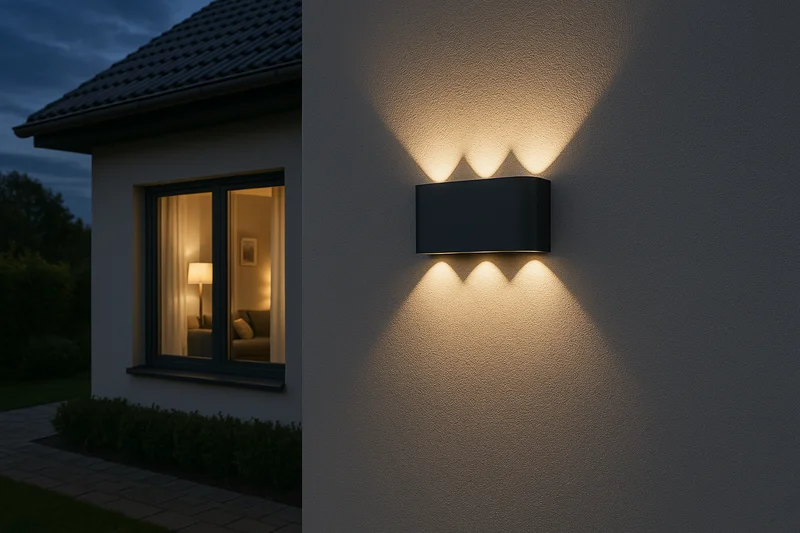 LED Wandleuchte 6x1W Anthrazit – IP65, 3in1 CCT, Einzigartiges Licht kaufen – BG38-03382 | lumdo.de