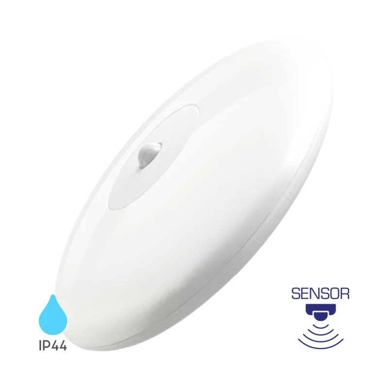 LED Deckenleuchte Ø26cm 18W mit Bewegungsmelder – IP44 Badlampe Flur kaufen – BH15-01100 | lumdo.de