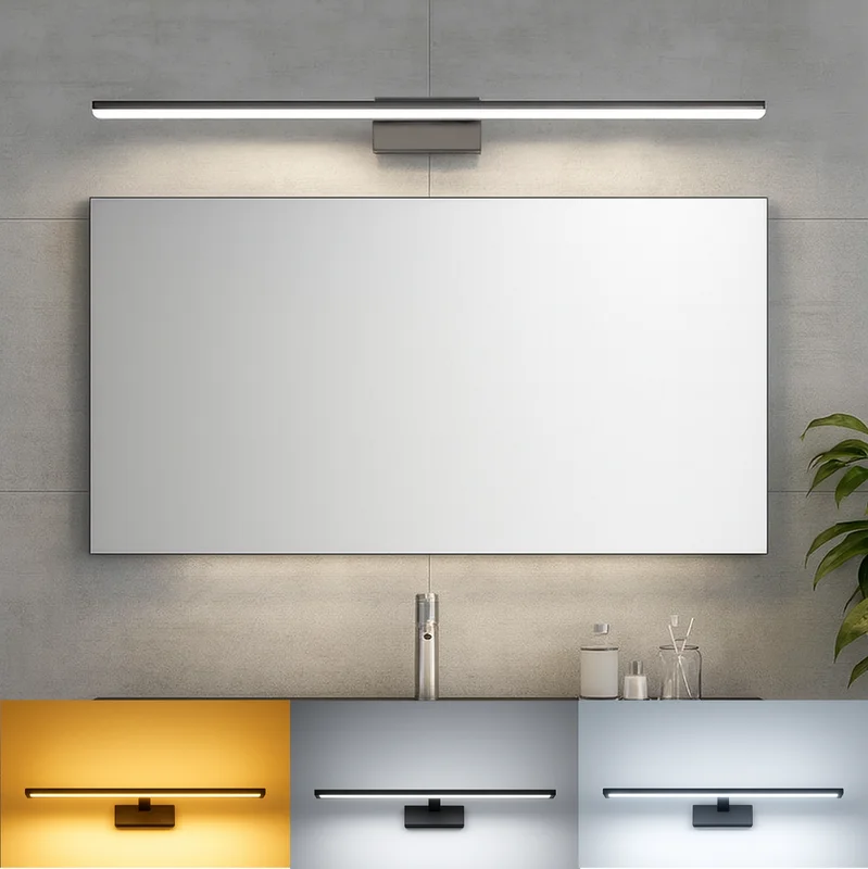 Braytron gold LED Spiegelleuchte 12W – 600 mm, 3CCT, IP44 für Bad kaufen – BN12-00786 | lumdo.de