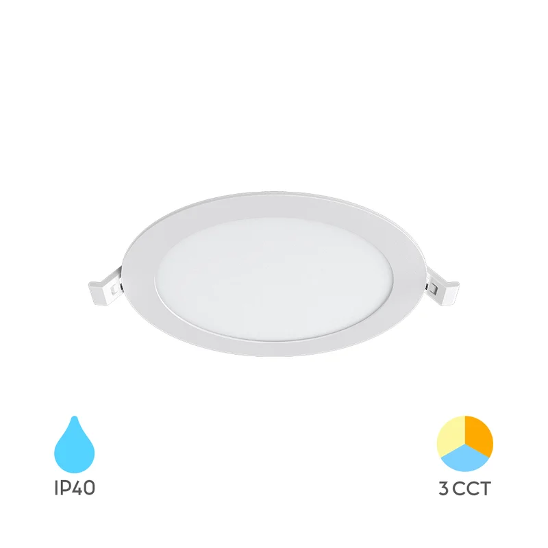 LED Einbaustrahler 12W ultraflach 3CCT 3000-6500K IP40 | PurpleLights kaufen – BP01-61280 | lumdo.de