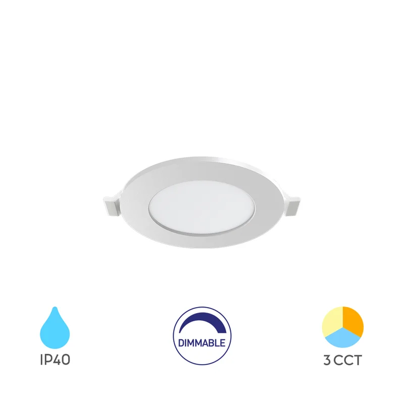 LED Einbauspot 4W Ø68mm – Flach, dimmbar, 3CCT, IP40 Panel kaufen – BP01-90480 | lumdo.de