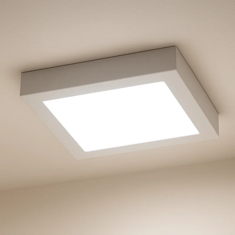 LED Deckenlampe 18W Eckig – Flache Deckenleuchte für Flur, Wohnzimmer kaufen – BP04-61800 | lumdo.de