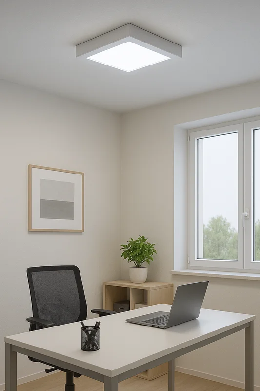 LED Deckenleuchte 24W 3000K 27x27cm flach | Purplelights kaufen – BP04-62400 | lumdo.de