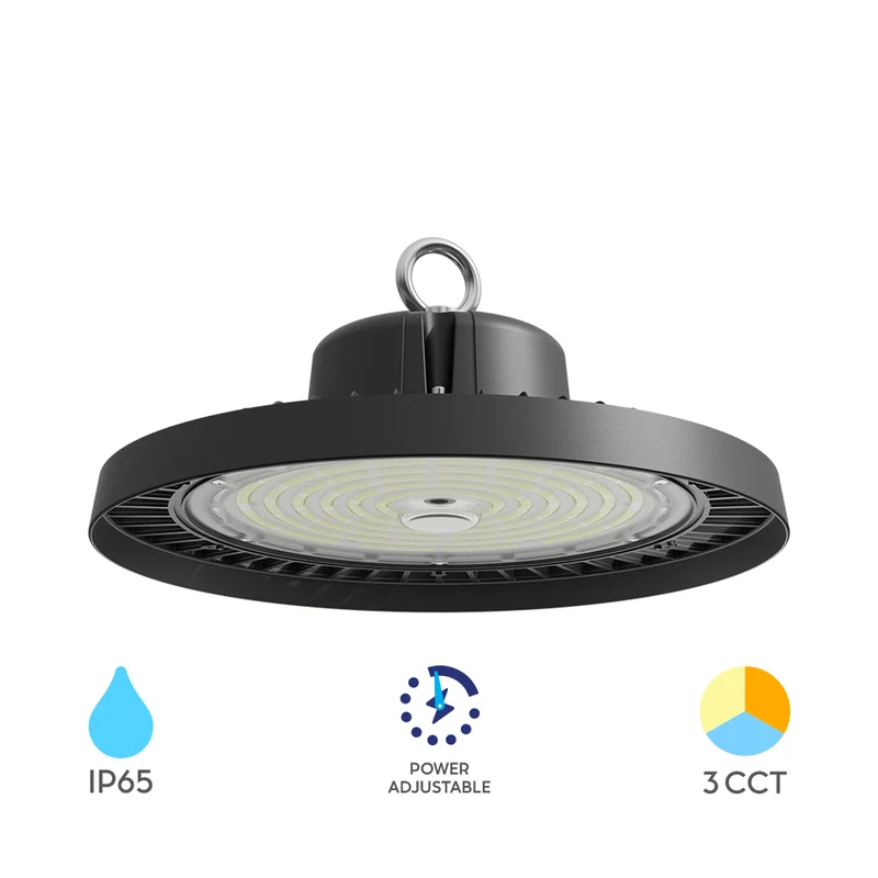 Braytron LED Hallenstrahler Highbay UFO 100W–200W – 13000–34000lm – IP65 wasserdicht – 3CCT Farbwahl kaufen – BT45-59681 | lumdo.de