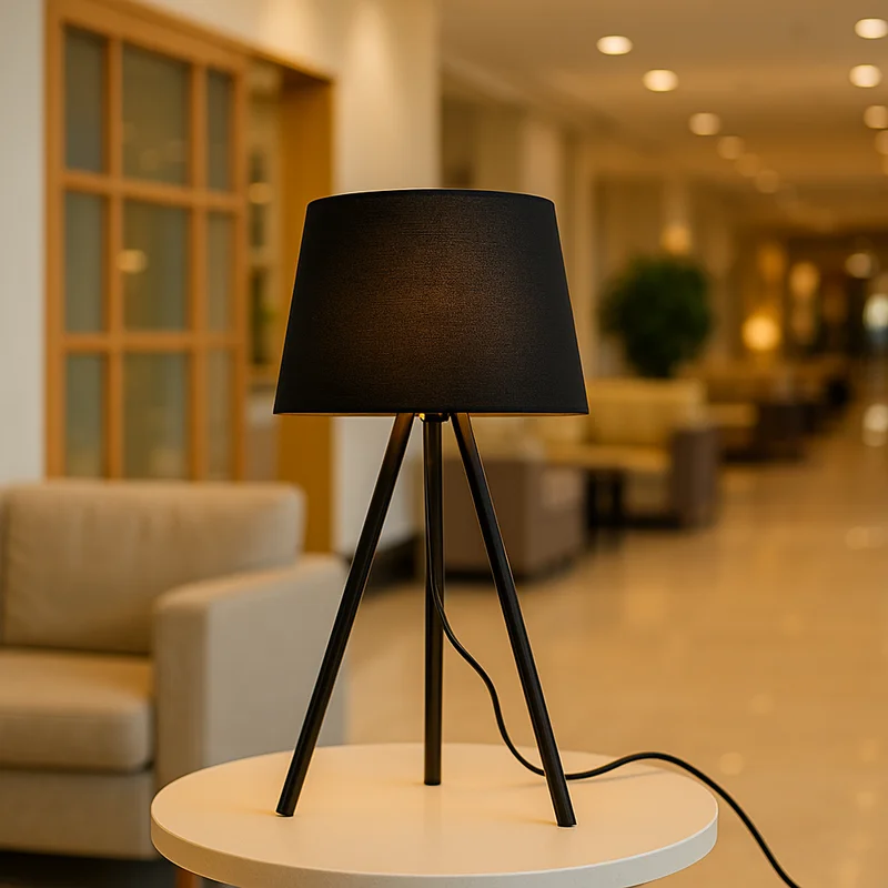 Braytron Tischleuchte – Moderne 3-Bein Lampe mit E27 Fassung schwarz kaufen – BV06-00021 | lumdo.de