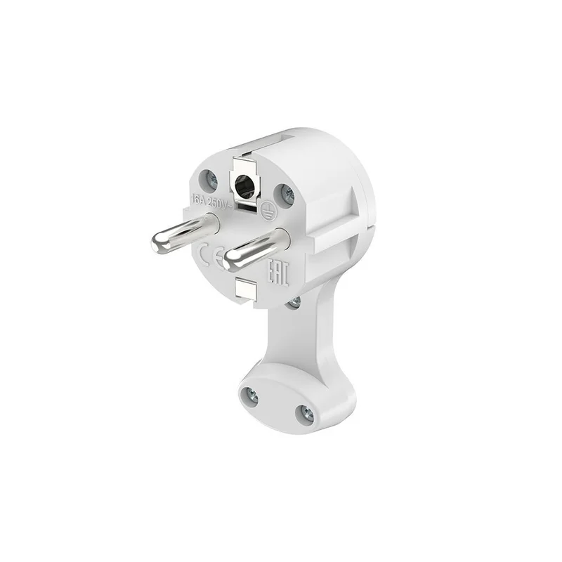 BRAYTRON Schuko-Stecker 3680W – Kompakt oder mit Griff | Typ F | Weiß kaufen – BY74-00006 | lumdo.de